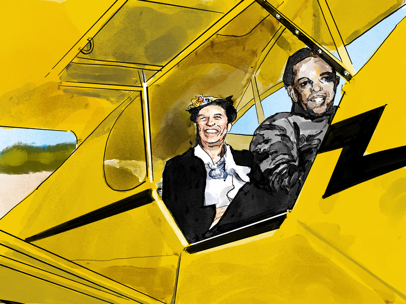 Eleanor Roosevelt and C. Alfred Anderson