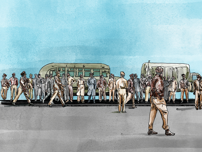 An illegally segregated army.